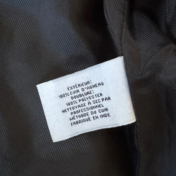 Walter Baker Black Moto Leather Jacket - Picture 4 of 12